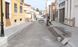Recta final de la terminación de la obra en calle Río Anzur.