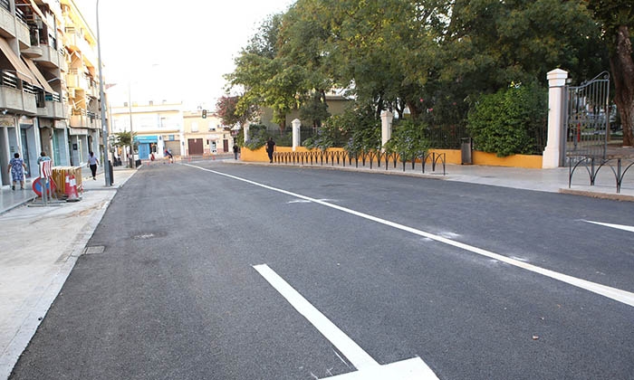 Nuevo aspecto de la calle Federico Garc&iacute;a Lorca.