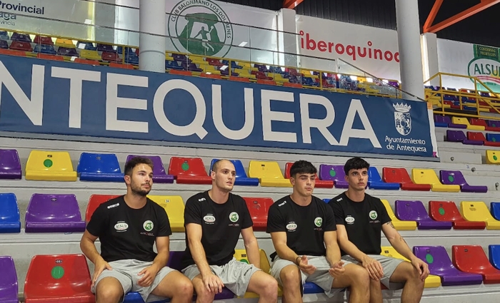 Alberto Ruiz, Pau Guitart, Eduardo Escobedo y Valerio Casero, presentados como jugadores del Conservas Alsur Antequera