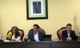 Mar&iacute;a de la O Redondo, Aurelio Fern&aacute;ndez y Francis Aguilar.