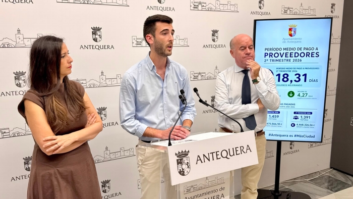 El Ayuntamiento de Antequera acelera los pagos a aut&oacute;nomos y pymes