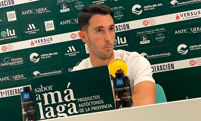 Javi Medina: "Cuando uno pierde lo que le apetece es salir nuevamente al campo"