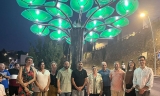 Inauguraci&oacute;n del &aacute;rbol solar.