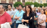 Jes&uacute;s L&oacute;pez y Puri Joyera, en la manifestaci&oacute;n del pasado mes de junio.