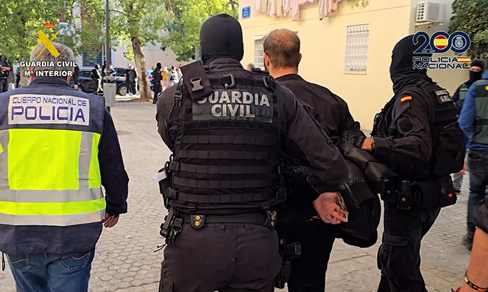 Una de las detenciones practicadas en esta operaci&oacute;n.