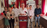 Comparecencia en el ayuntamiento.