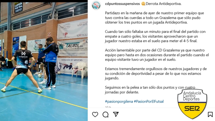 Derrota con final pol&eacute;mico en el Pablo Borrego