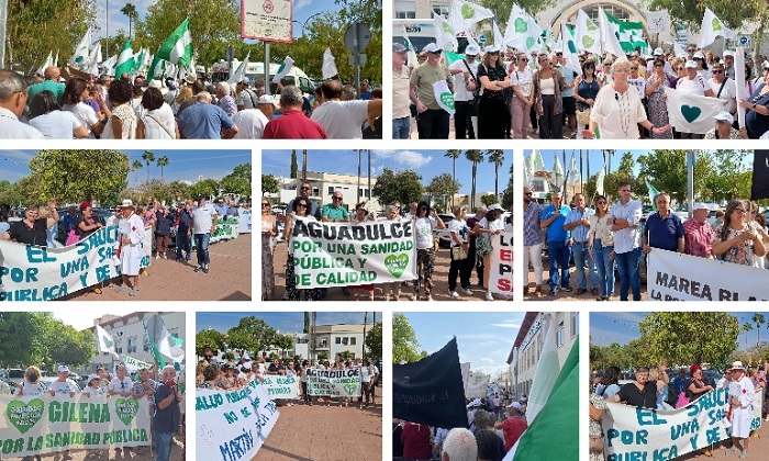 Marea Blanca retoma las protestas contra la gesti&oacute;n sanitaria ante la Gerencia del &Aacute;rea de Osuna