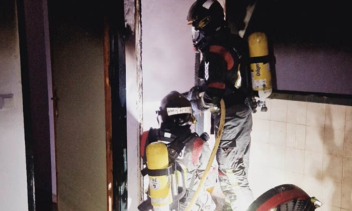 Incendio en el centro de menores no acompa&ntilde;ados.