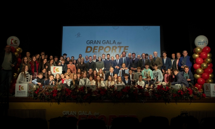 &Eacute;xito rotundo en la IV Gran Gala del Deporte Provincial celebrada en Lucena