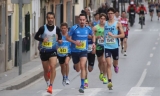Los atletas locales Diego de la Fuente y Antonio Montero en el transcurso de la prueba