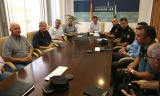 Reuni&oacute;n de coordinaci&oacute;n del dispositivo contra el robo de aceitunas en el ayuntamiento de Lucena.