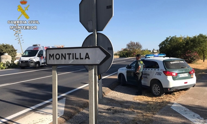Guardia Civil en Montilla.