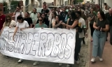 Multitudinaria manifestación en Cuevas de San Marcos para pedir más seguridad en el pueblo