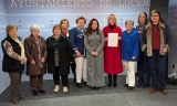 Asociaciones de mujeres durante la lectura del manifiesto.