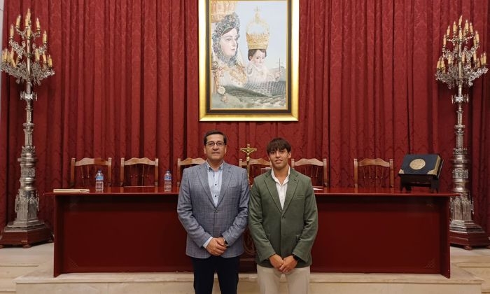 Adri&aacute;n D&iacute;az, presidente de la vocal&iacute;a de Juventud aracelitana en Lucena: "Queremos acercar a los j&oacute;venes a la devoci&oacute;n hacia la Virgen"