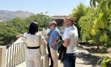 Visita del delegado territorial de Cultura.