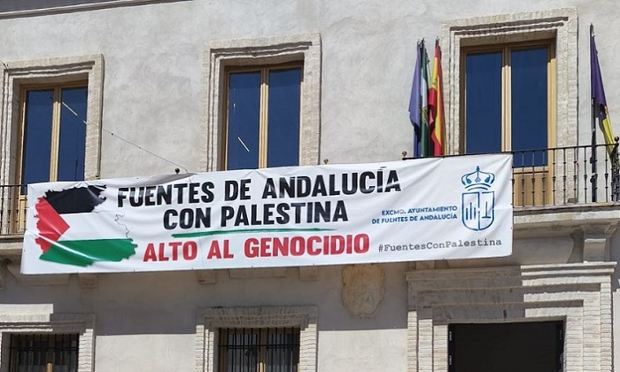 Fuentes de Andaluc&iacute;a inicia una campa&ntilde;a proactiva de solidaridad con Palestina