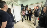 Visita de la delegada territorial de Empleo a los programas de Formaci&oacute;n y Empleo de Lucena.