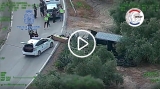 Interceptan una furgoneta cargada de droga tras una espectacular persecución por Antequera, Archidona y Villanueva de Algaidas