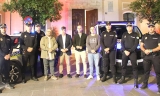 Despedida de los polic&iacute;as locales de Montilla.