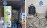 Interceptan un vehículo en Antequera con droga oculta en mochilas y cajas de juguetes