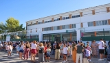 Osuna arranca el curso con protestas por la masificaci&oacute;n en el colegio Rodr&iacute;guez Mar&iacute;n