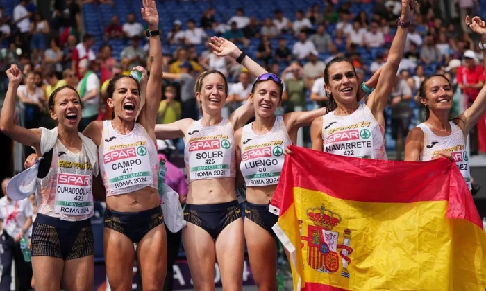 F&aacute;tima Ouhaddou, de Aguilar de la Frontera, medalla de bronce en el Europeo de Atletismo