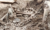 Fosa com&uacute;n en el cementerio de Cabra.