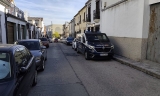 Despliegue policial en el barrio de La Estrella.