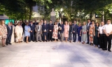 Foto oficial del acto de homenaje a Juan Valera.