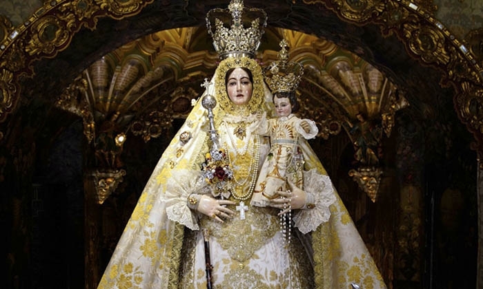 Virgen de Araceli, en el Santuario.