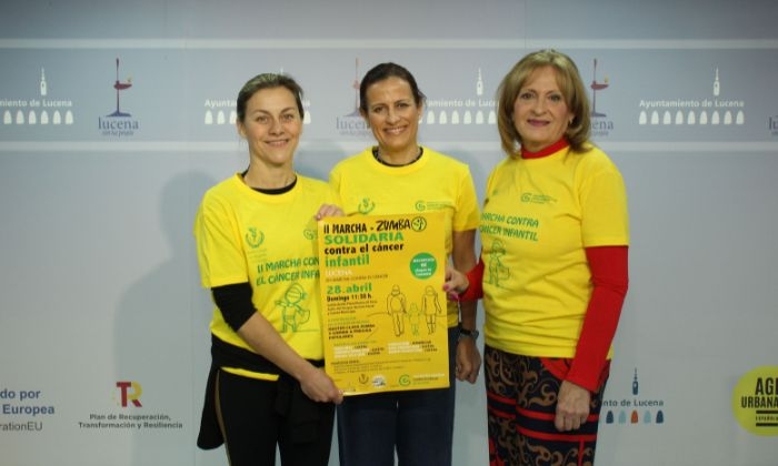 La AECC celebra este domingo en Lucena la "II marcha-zumba solidaria contra el c&aacute;ncer infantil"