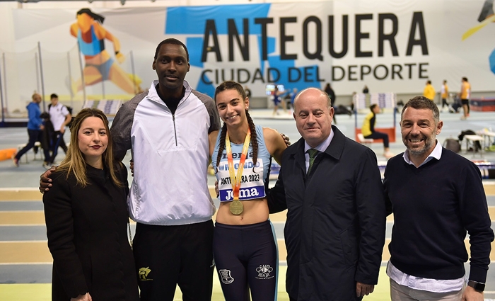 Laura Aguilera se proclama campeona de España en pentatlón en Antequera