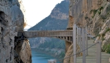 La ola de calor obliga este martes a cerrar el Caminito del Rey