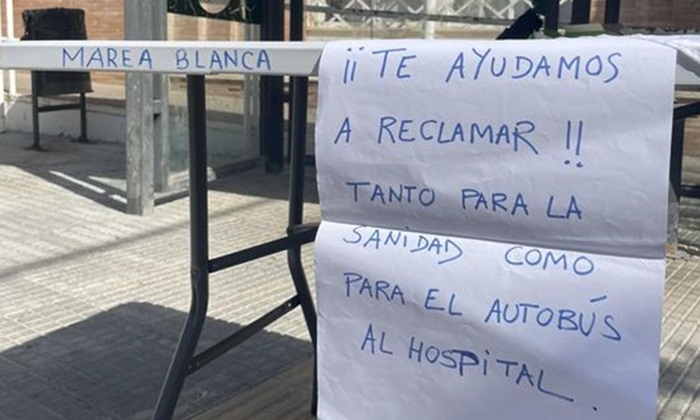Marea Blanca denuncia la cancelaci&oacute;n de consultas en el Hospital de Osuna por falta de especialistas
