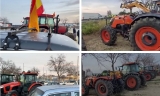 Los agricultores cortan durante varias horas la A-92 en Arahal
